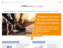 Tablet Screenshot of financial-service-plus.de
